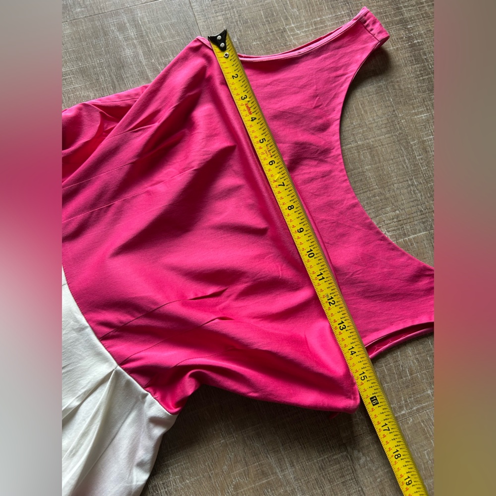 ▶️ Kate Spade Fit Flare Dress Womens 2 Pink White Striped Sleeveless Preppy - Picture 11 of 14